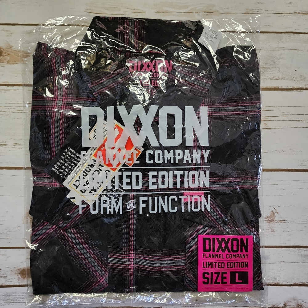 New In Bag Dixxon Flannel Collab with Snap On Pink for Breast Cancer Awareness